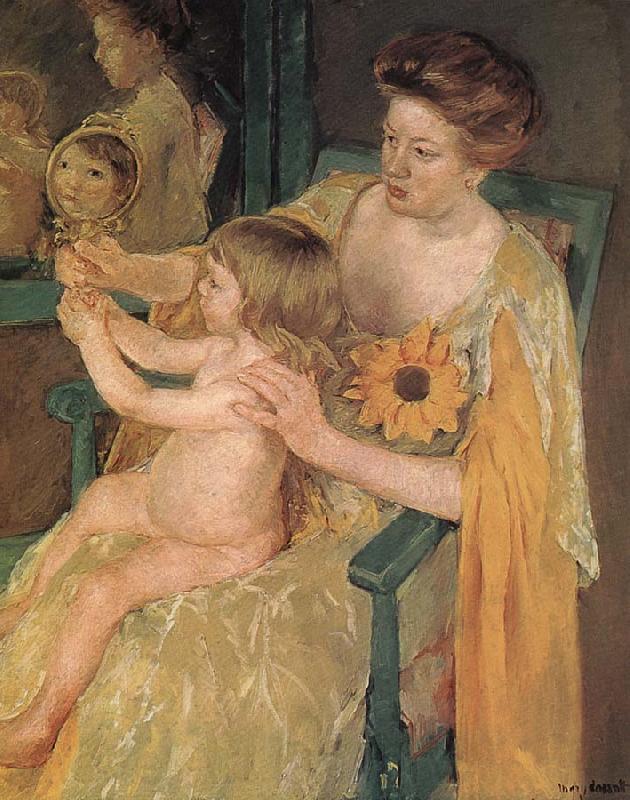 Mary Cassatt Mother and  son Norge oil painting art